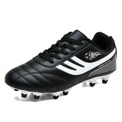 Women's Soccer Pattern Football Shoes Casual Lace Up Sport Shoes