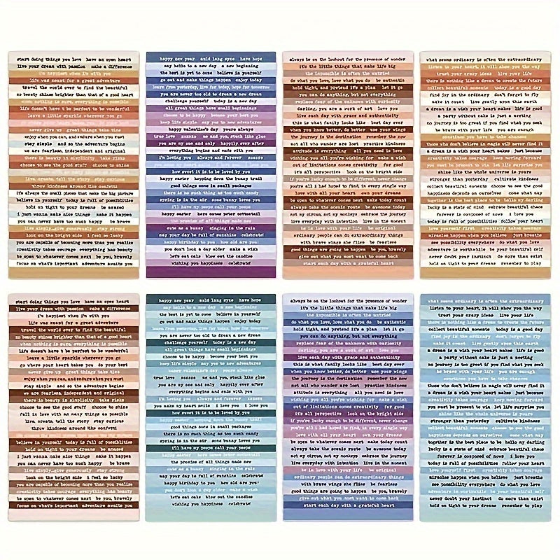 Inspirational Quotes Stickers for Scrapbooks, Diaries, Planners