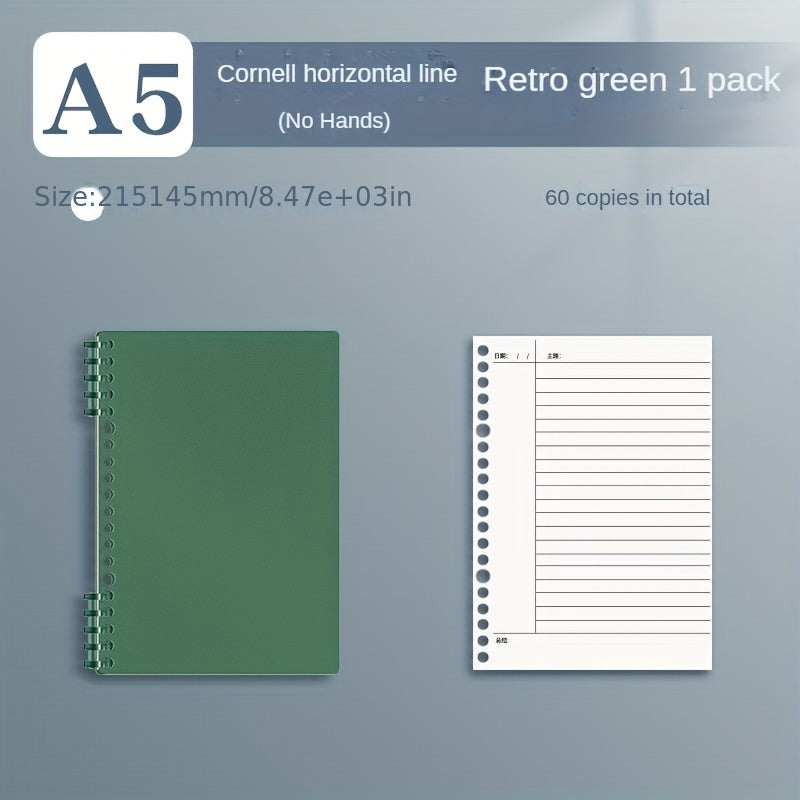 A5 Cornell Horizontal Notebook 160 Pages