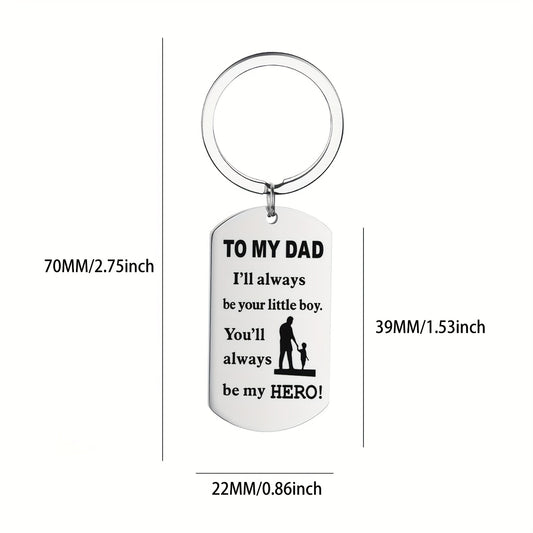 Father's Christmas Necklaces Titanium Steel Pendants Decorative Toys