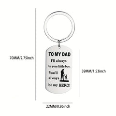 Father's Christmas Necklaces Titanium Steel Pendants Decorative Toys