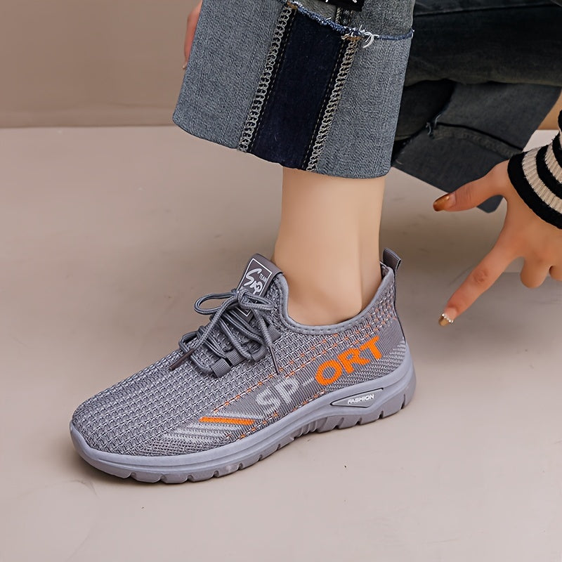 Women's Mesh Running Shoes Breathable Non Slip Lightweight Outdoor Sneakers