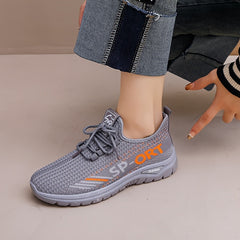 Women's Mesh Running Shoes Breathable Non Slip Lightweight Outdoor Sneakers