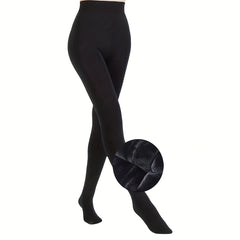 Plush Lined Tights High Waist Thermal Leggings Women's Stockings