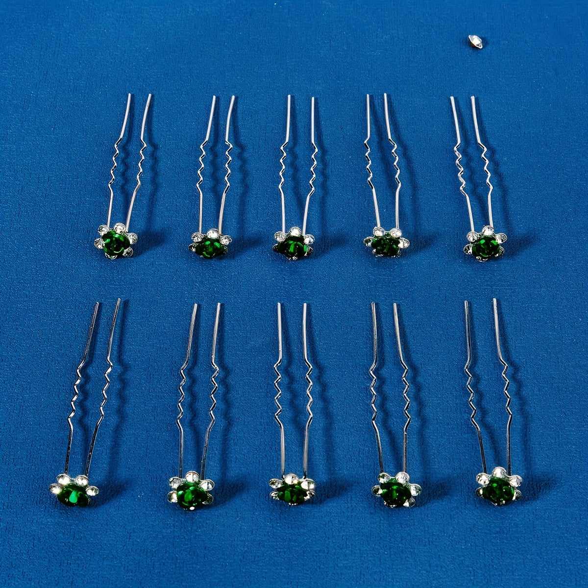 10pcs Rhinestone Flower Hairpin Bridal Wedding Hair Accessories