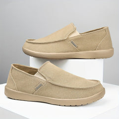 Men's Slip On Canvas Shoes Lightweight Breathable Casual Flats