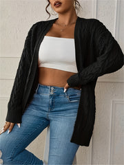 Cable Long Sleeve Cardigan