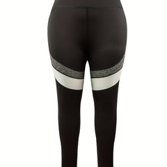 Colorblock High Rise Skinny Leggings