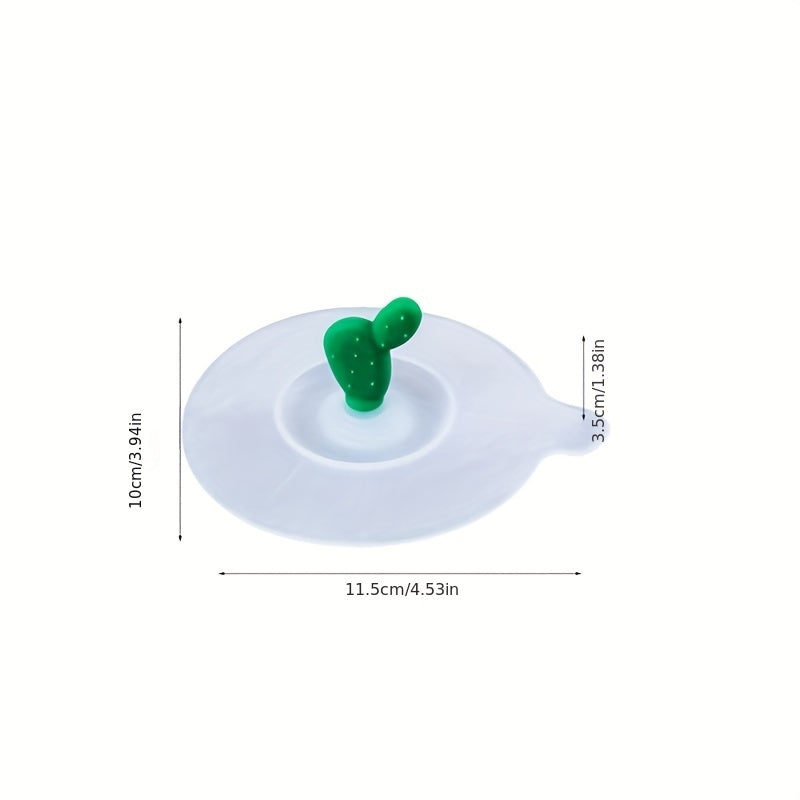 Cactus Silicone Cup Lids Creative Replaceable Coffee Cup Cover Mug Cover