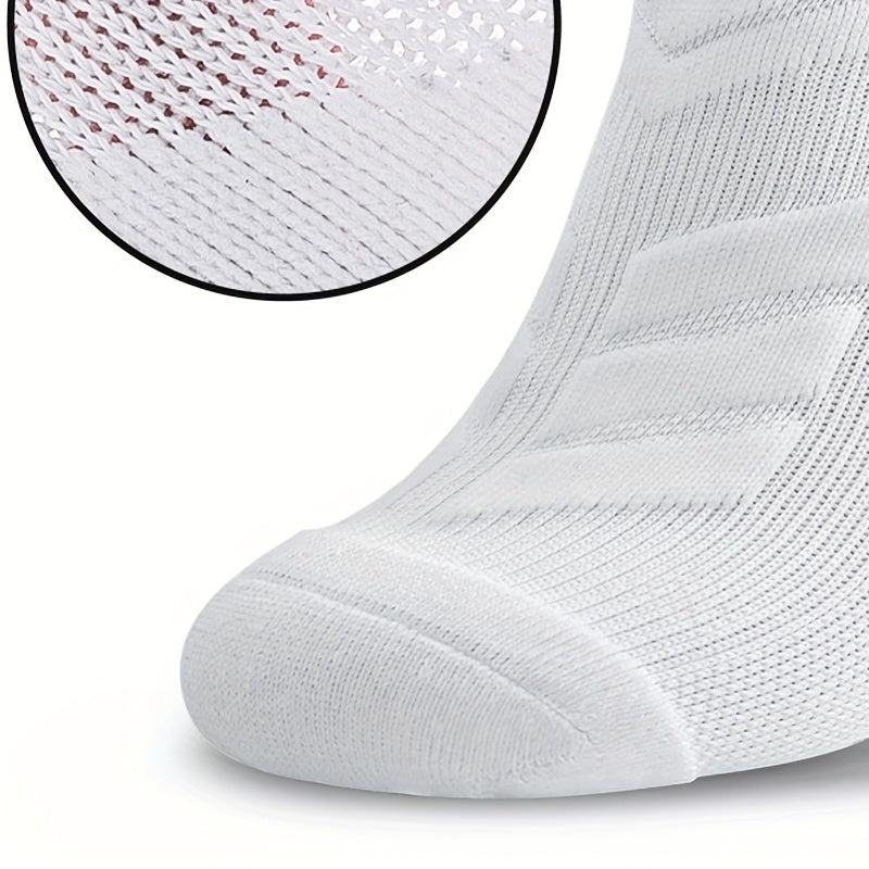 Men's Moisture Wicking Ankle Sports Socks 5 Pairs