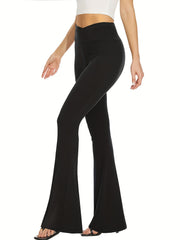High Waist Thermal Flare Leggings Yoga Pants