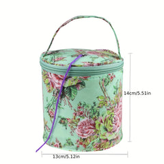 Short Wool Bucket Yarn Storage Bag