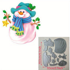 1pc Snowman Cutting Dies Metal Embossing Stencils Scrapbooking DIY Supplies