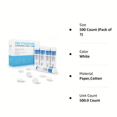 500pcs Compressed Face Towels for Home Travel Camping 100 Pack