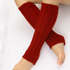 Women's Winter Leg Warmers Crochet Knitted Boot Cuffs