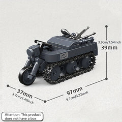 20th Century Classic Tank Building Block Armored Vehicle Educational Toy