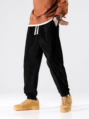 Men's Casual Pants Relaxed Fit Trousers - Small Size