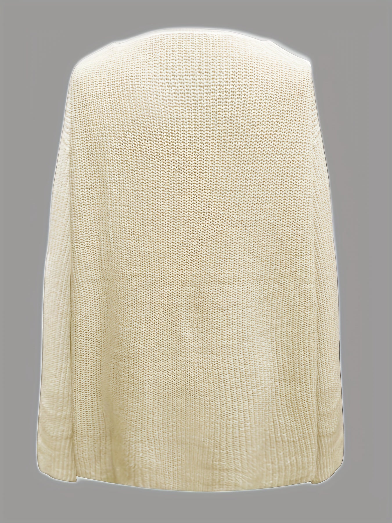 Women's V Neck Stretch Sweater