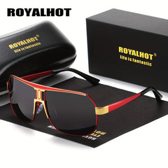 RoyalHot Metal Polarized Sunglasses For Men And Women