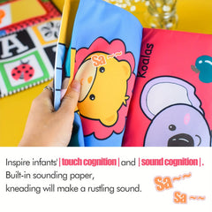 Tummy Time Mirror Baby Toys High Contrast 3D Activity Montessori