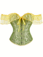 Lace Corset Bustier Tummy Control Body Shaper