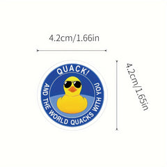 Yellow Duck Stickers for Skateboard Laptop Luggage Car Bike