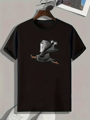 Men's Halloween Ghost Print Graphic T-shirt