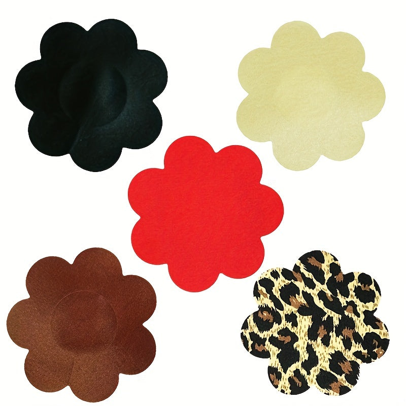 Self Adhesive Nipple Covers Flower Stick On Bra Strapless Invisible Lingerie