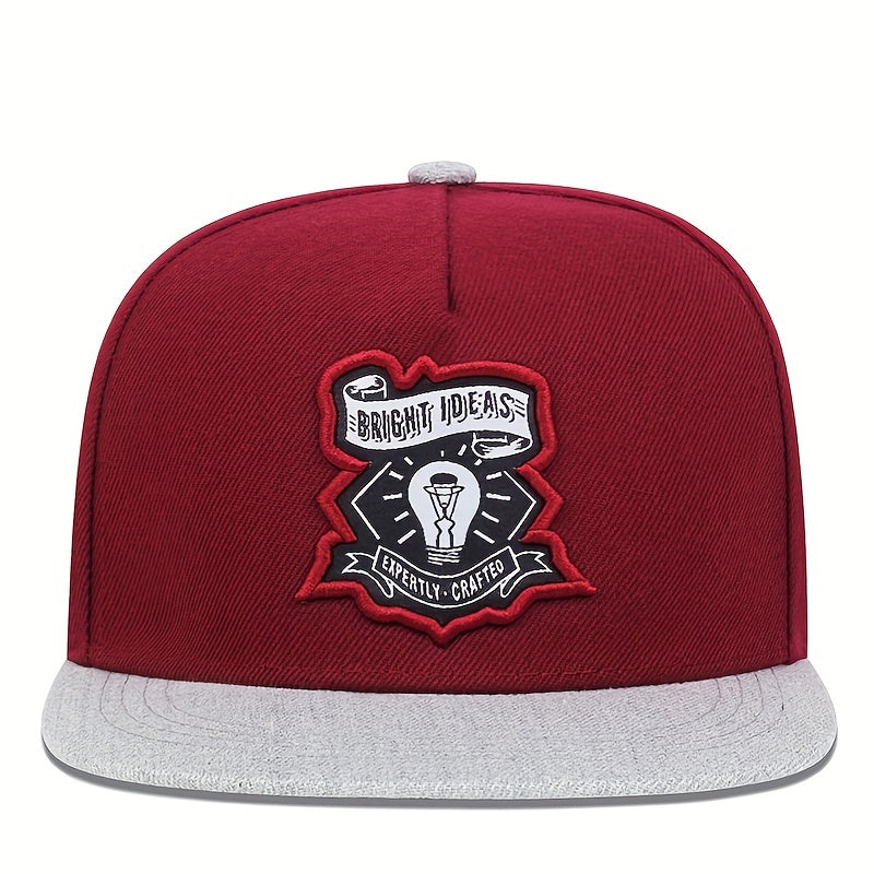 Bulb Embroidery Unisex Snapback Hat Baseball Cap Adjustable Golf Dad Hats