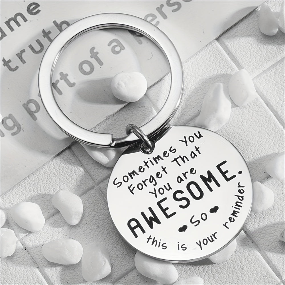 Reminder Keychain Stainless Steel Gift for Birthdays and Christmas