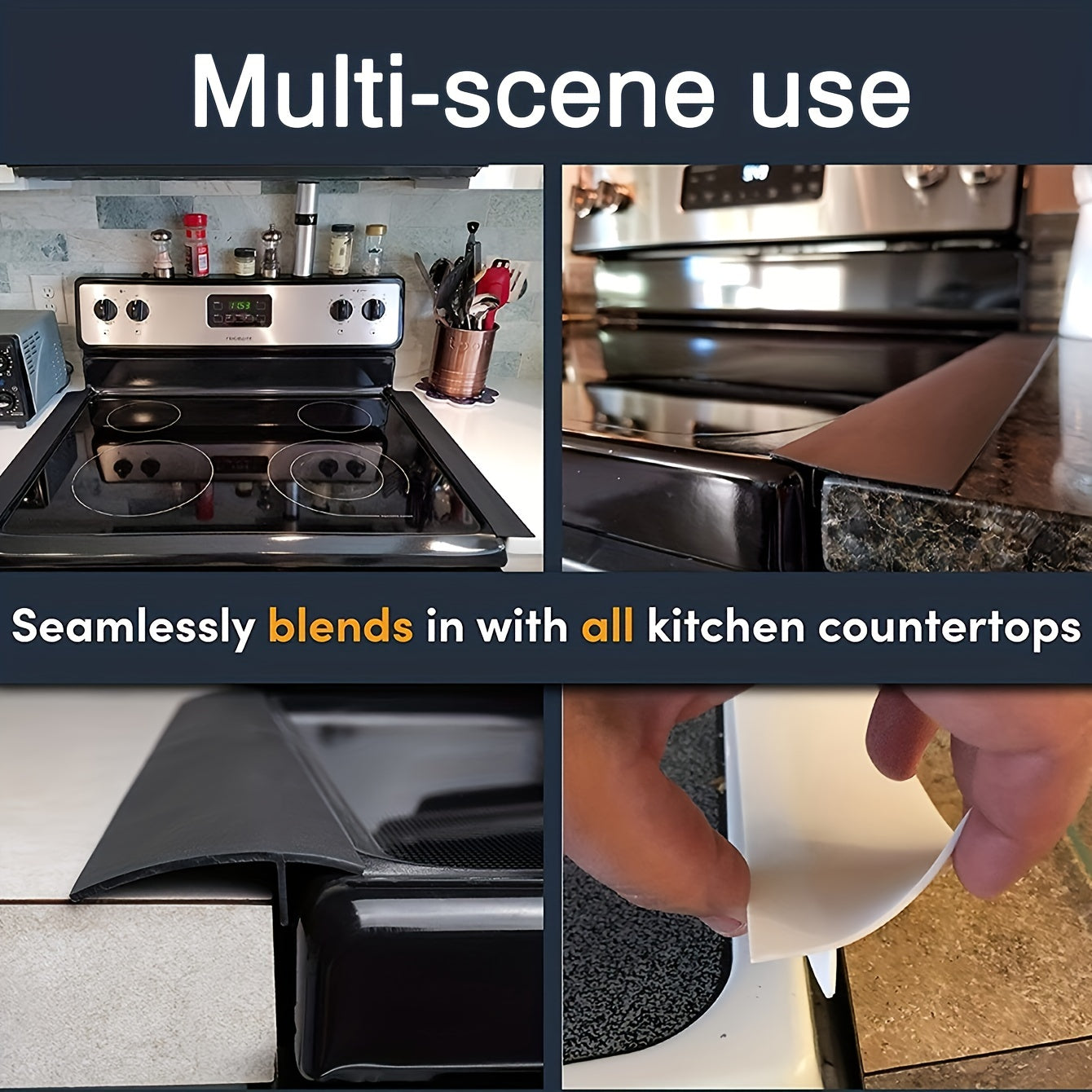 Silicone Stove Gap Cover Anti-fouling Sealing Strip