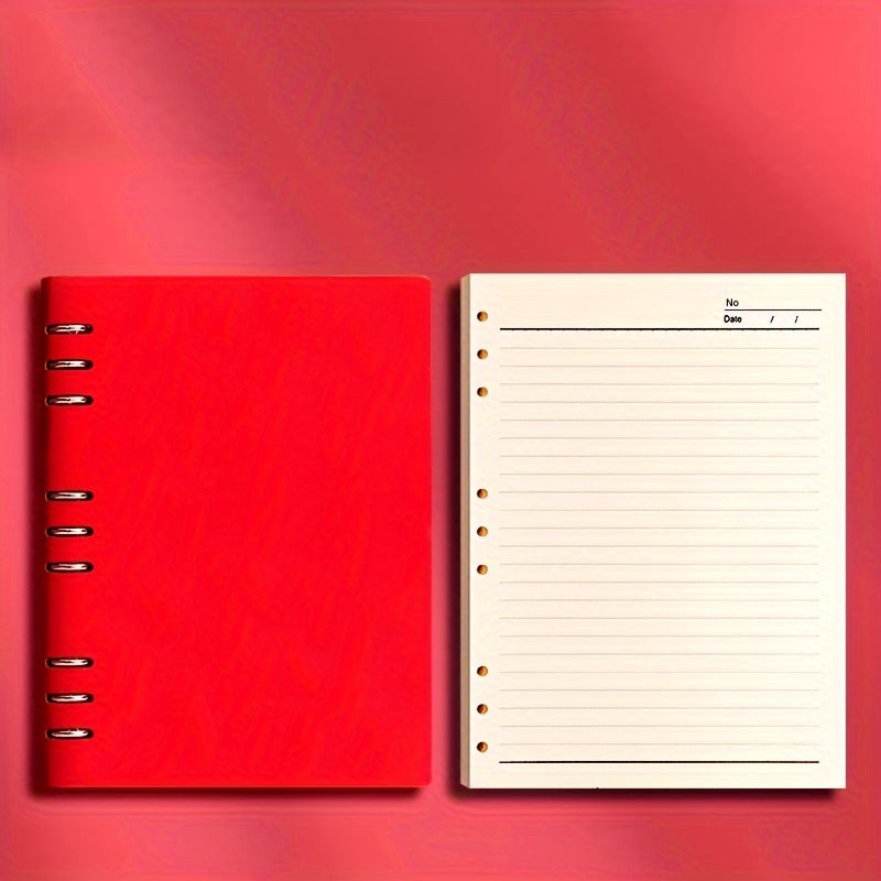Kong B5 PU Leather Loose leaf Notebook Business Stationery