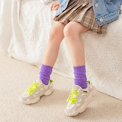 Kids Rainbow Socks Stacking Crew Socks