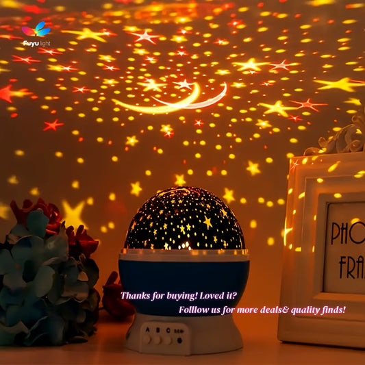 Romantic Starry Sky Light USB Powered 360 Rotating 2 Power Modes 2 Light Modes