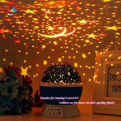 Romantic Starry Sky Light USB Powered 360 Rotating 2 Power Modes 2 Light Modes
