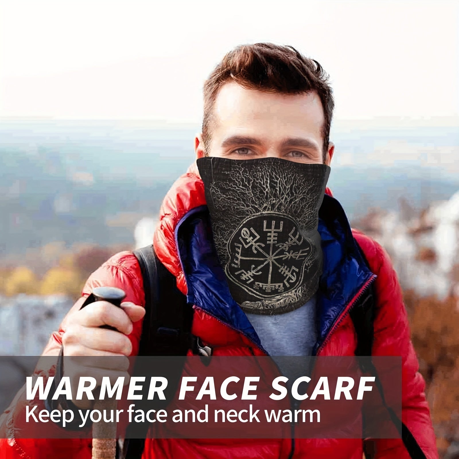 Breathable Bandana Neck Cover Warm Face Scarf For Outdoor Activities