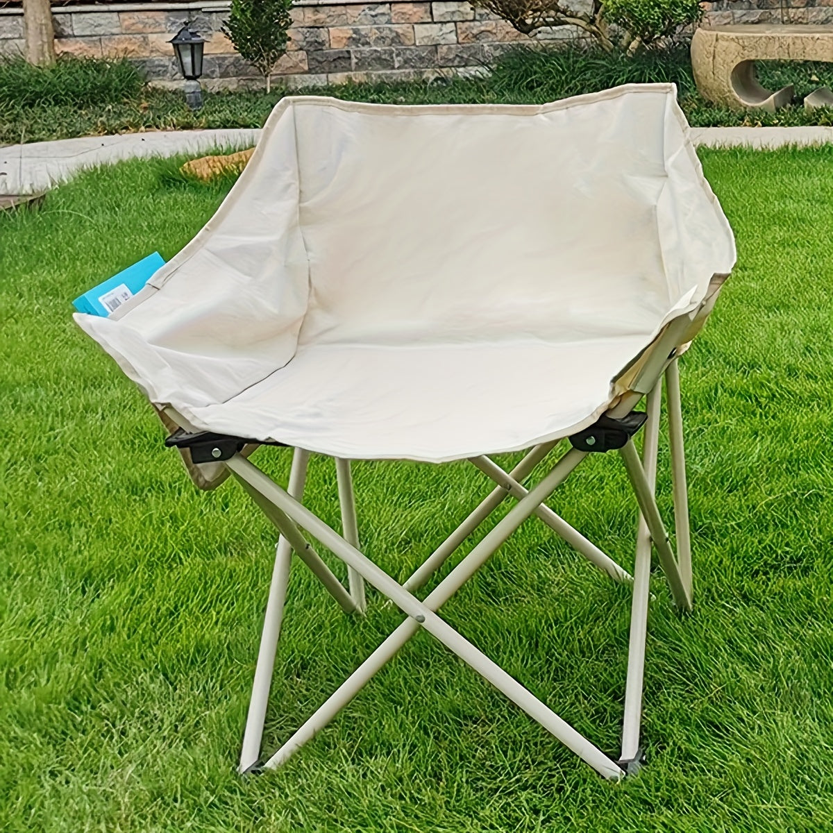 Folding Moon Chair Portable Lightweight for Hiking Beach Lawn