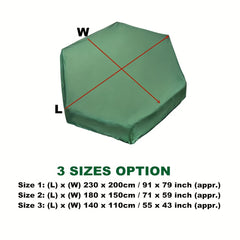 Hexagon Sandbox Sandpit Cover Waterproof With Drawstring Oxford