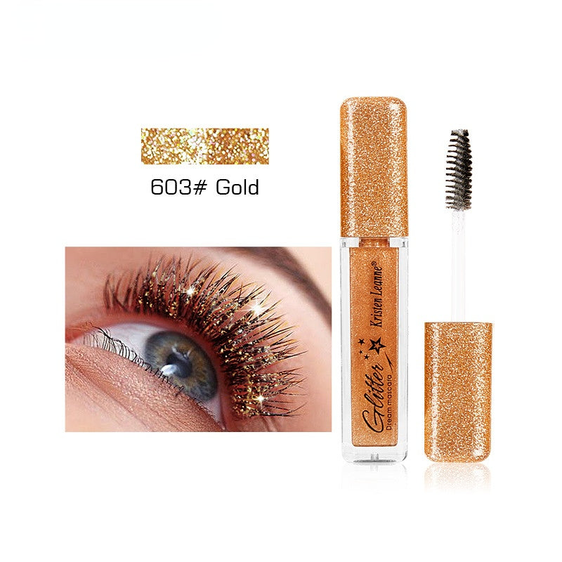 Sparkling Mascara Sequin Broken Diamond Slender Mascara Long Lasting