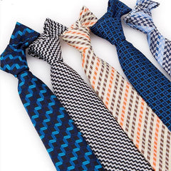 Men's Classic Business Tie in Navy Blue