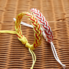 1 Pc Hand Braided Baseball Bracelet Unisex Style Adjustable Men Women