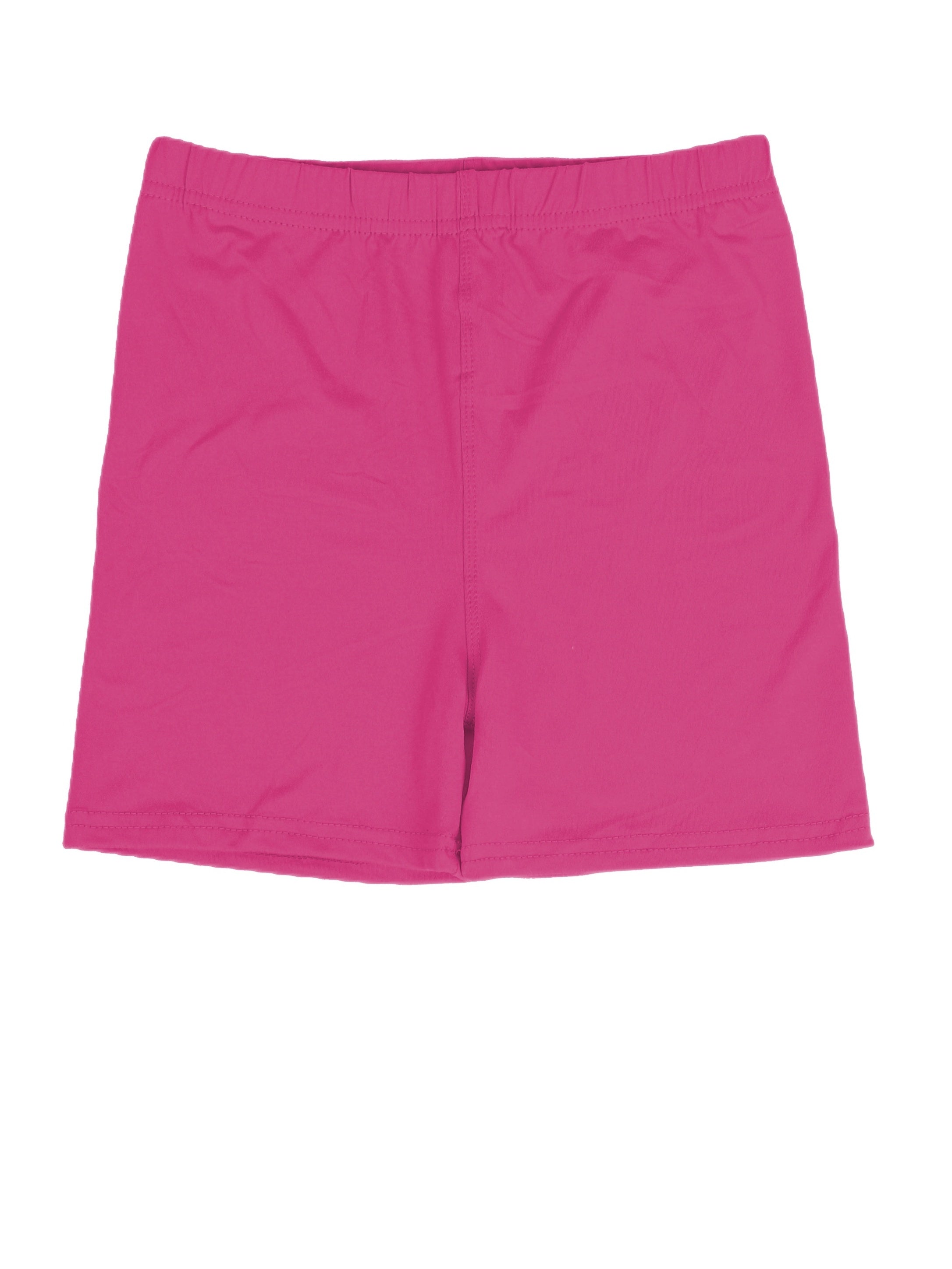 Girls Plain Stretchy Soft Short Leggings
