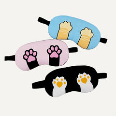 Cartoon Eye Mask for Sleeping Polycotton Blindfold for Travel Meditation
