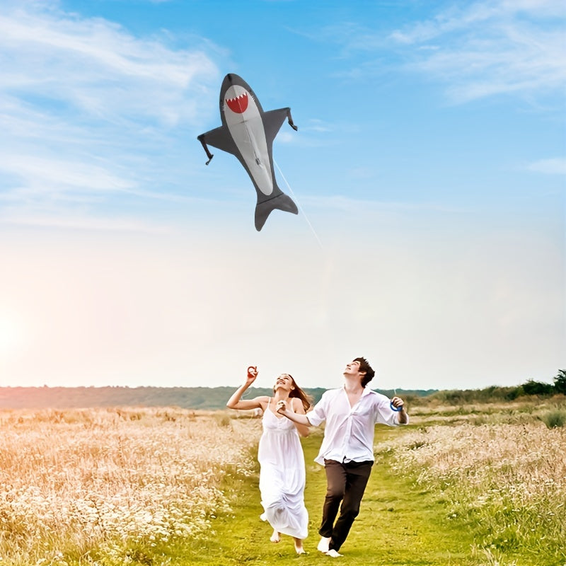 Outdoor Shark Kite Sea Animal Creative Kite for Beach Park Yard