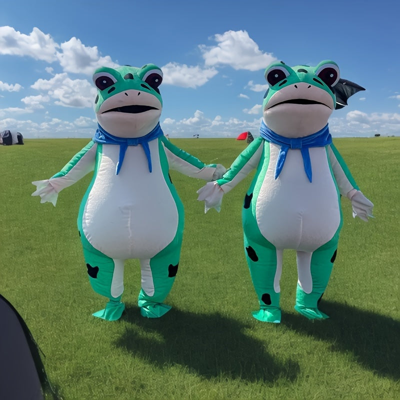 Inflatable Frog Doll Costume Funny Toad Cartoon Toad Funny Doll Costume