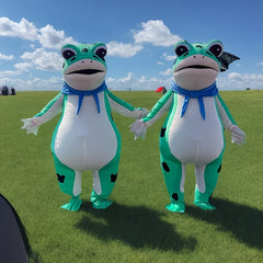 Inflatable Frog Doll Costume Funny Toad Cartoon Toad Funny Doll Costume