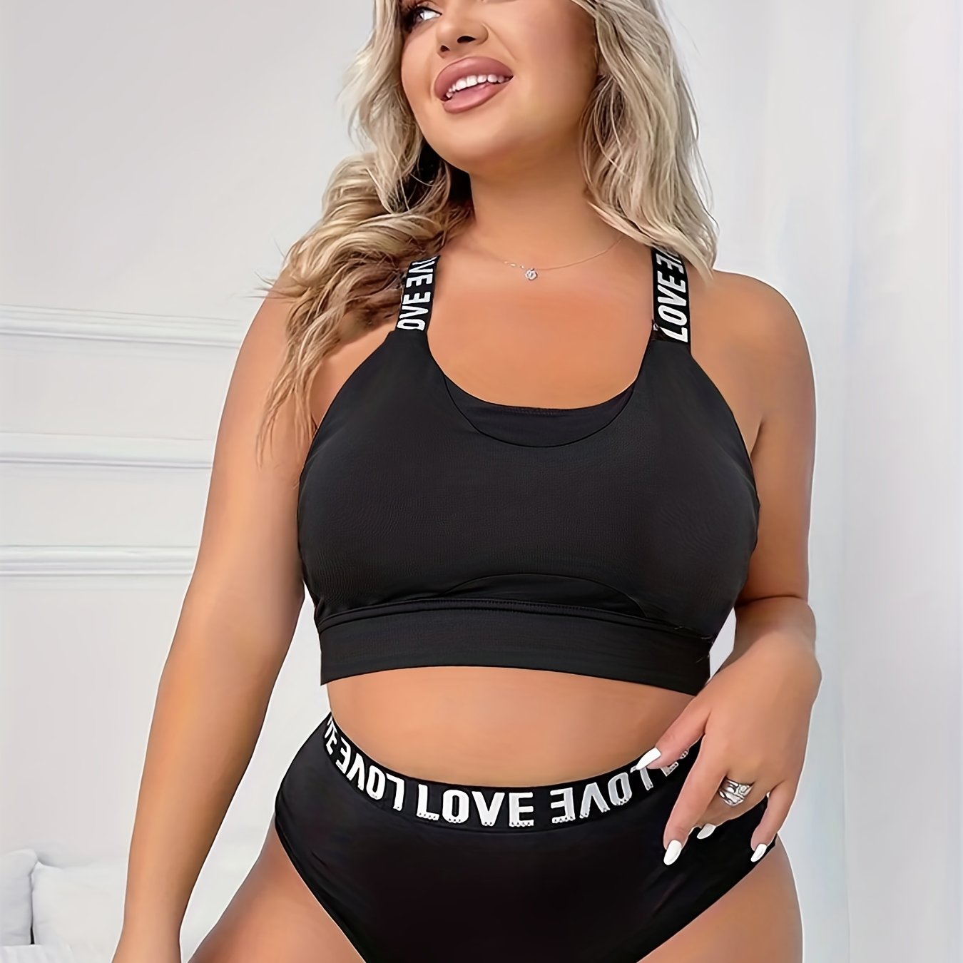 Sports Bra Women's Plus Criss Cross Active Yoga Bra
