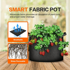 10 Packs 18.93 L Grow Bags Fabric Pots with Handles
