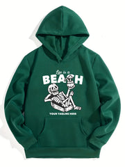 Leisure Skeleton Pattern Smart Hoodie For Girls