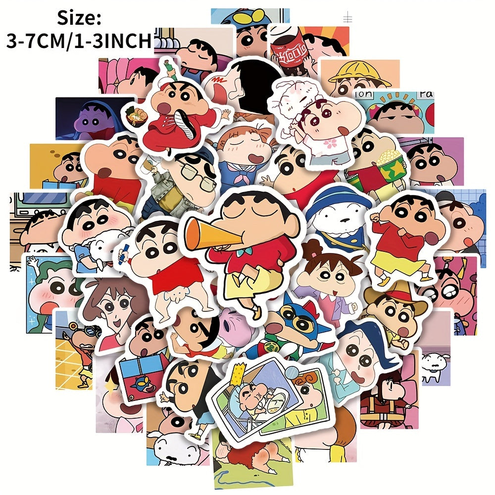 50pcs Anime Cartoon Graffiti Sticker Waterproof for Laptop Motorcycle Cup